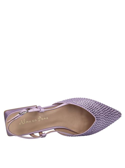 Ballerine slingback in raso e strass ALMA EN PENA | V23160 SATINLILLA